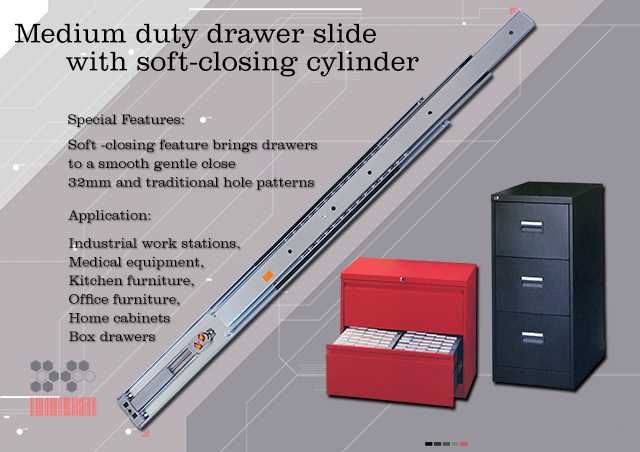soft close drawer slide